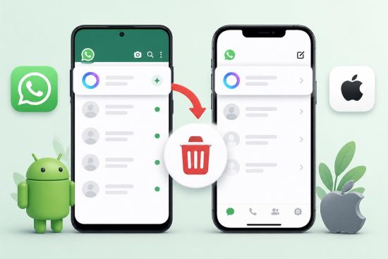whatsapp meta ai nasıl silinir