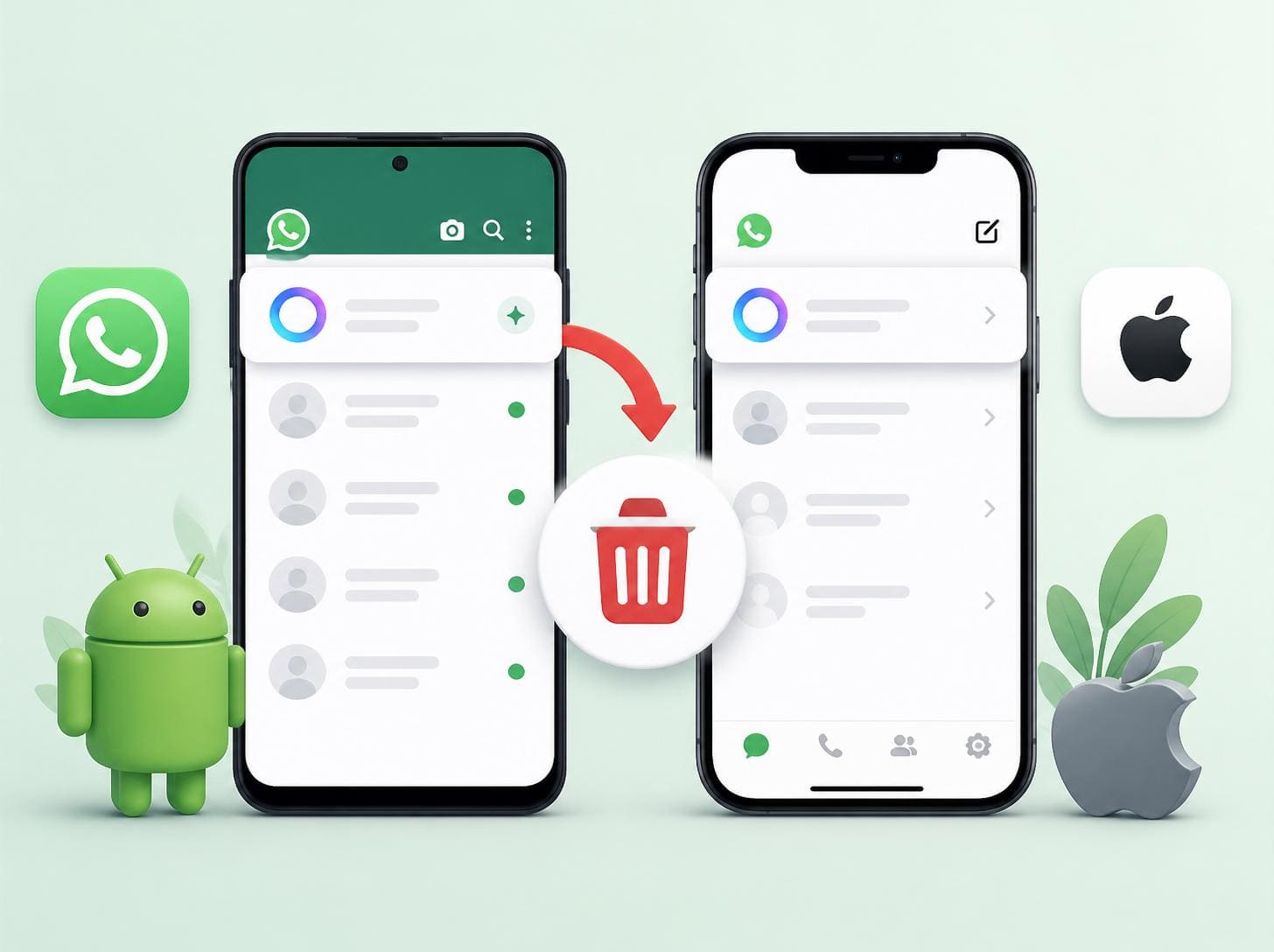 whatsapp meta ai nasıl silinir