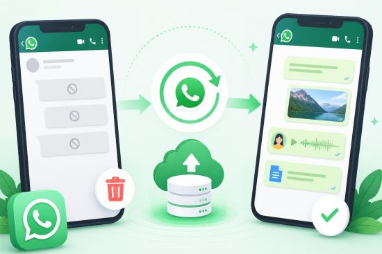 whatsapp silinen mesajları geri getirme