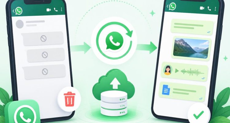 whatsapp silinen mesajları geri getirme