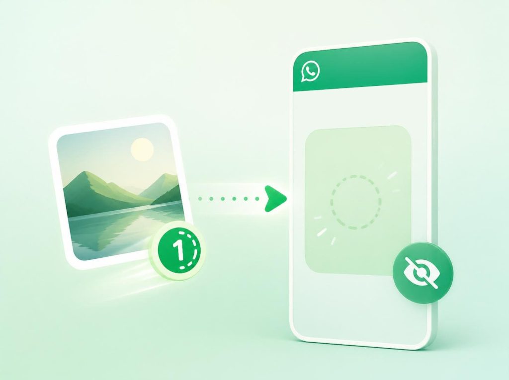 whatsapp'ta tek seferlik fotoğraf tekrar açma