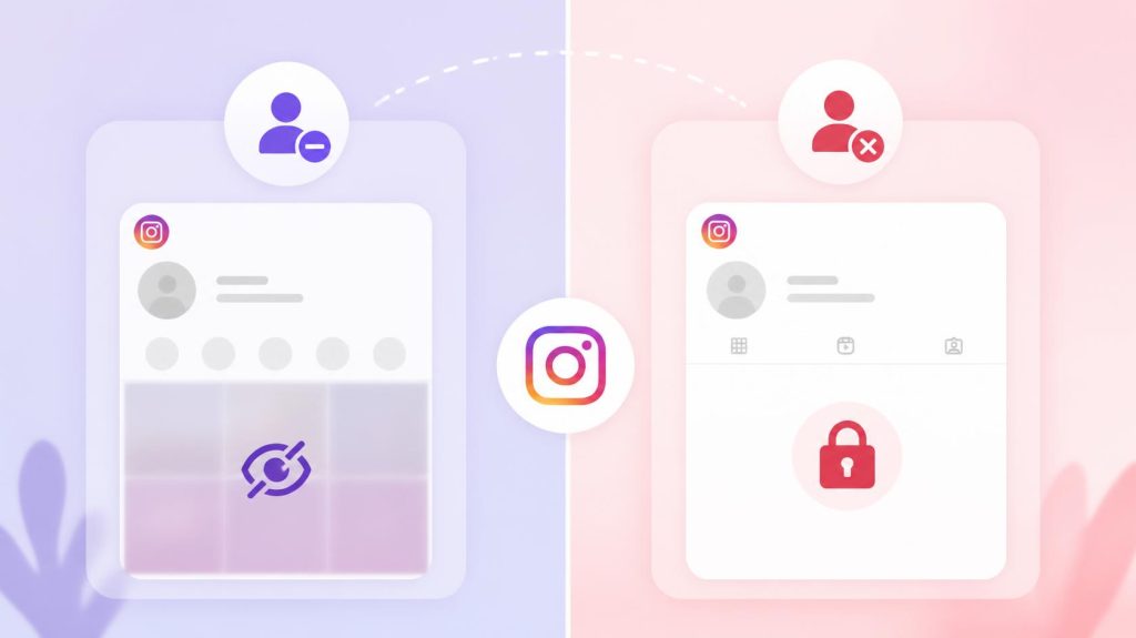 instagram kısıtlama ve engelleme arasındaki fark