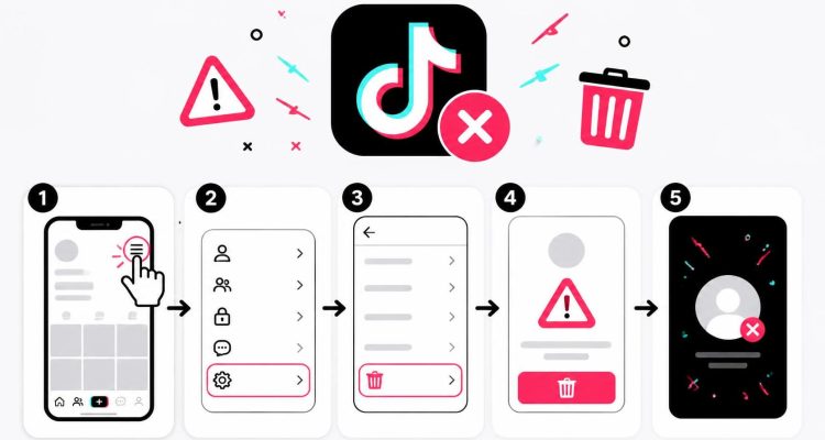 tiktok hesap kapatma