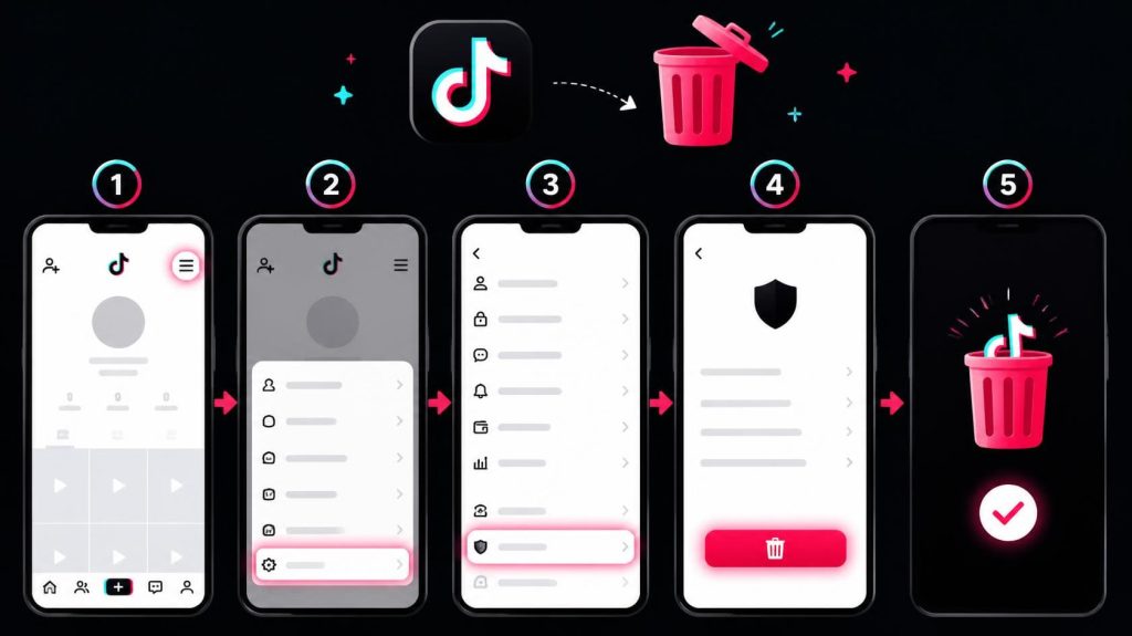 tiktok hesap kapatma formu