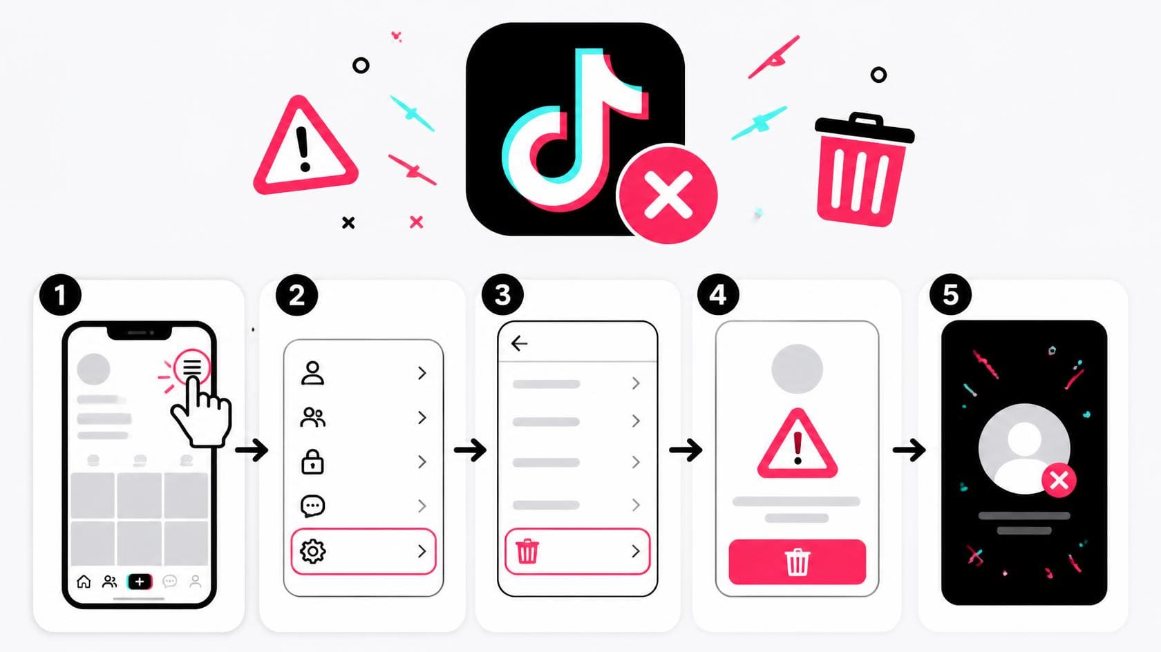 tiktok hesap kapatma