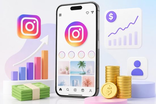instagram para kazanma