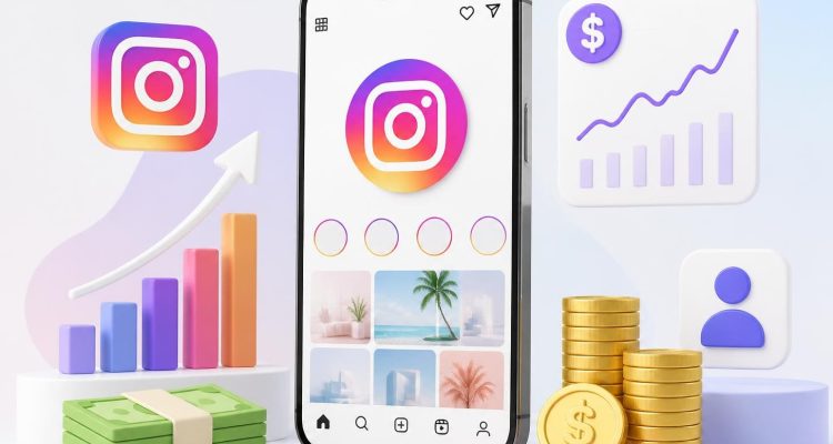 instagram para kazanma