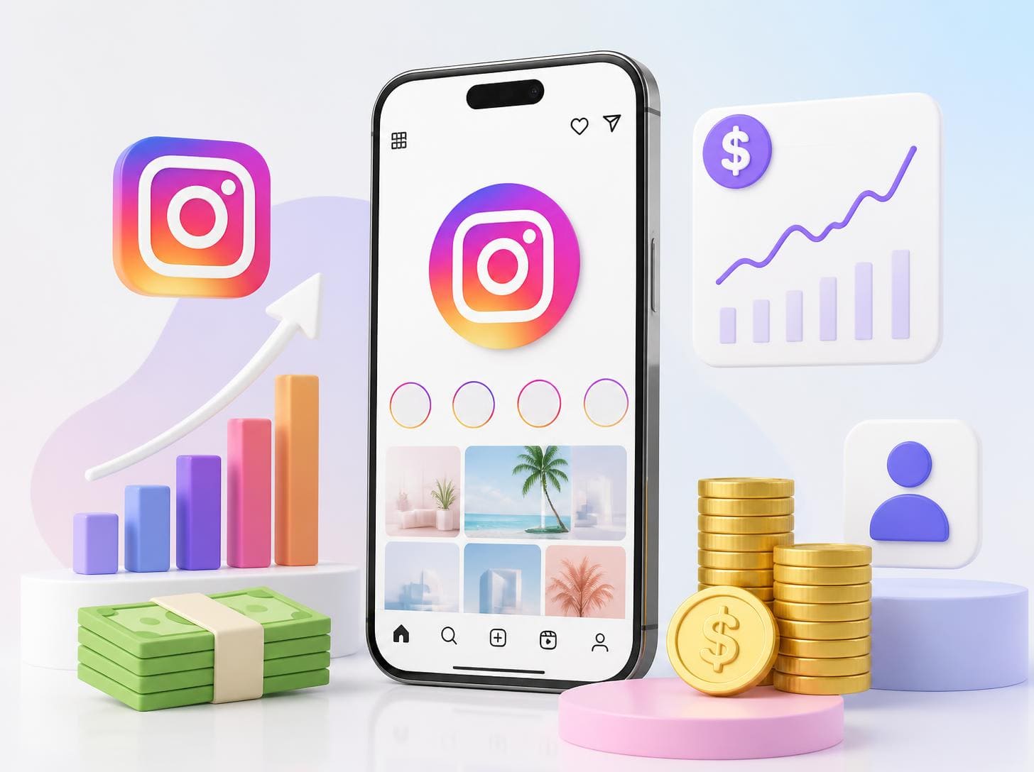 instagram para kazanma